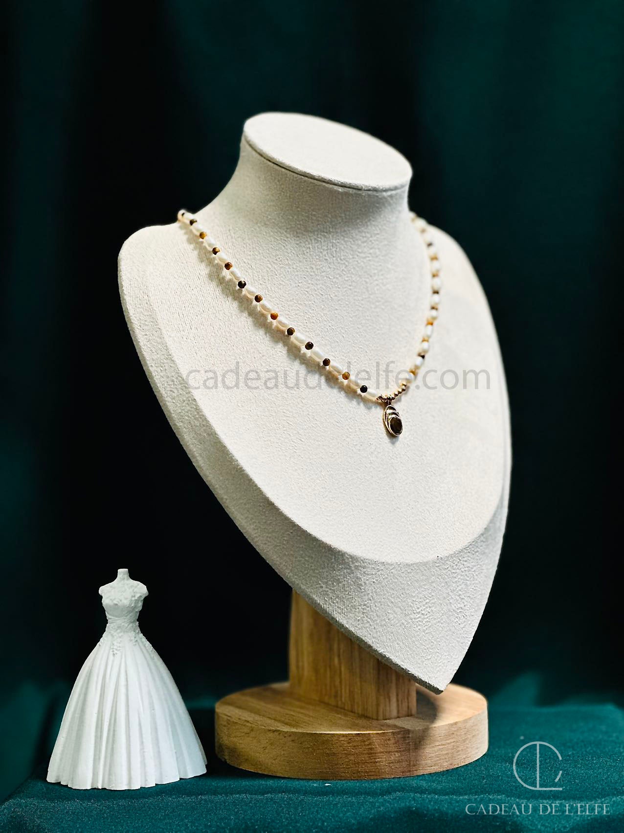 Caramel Ethnic Style Pearl Necklace