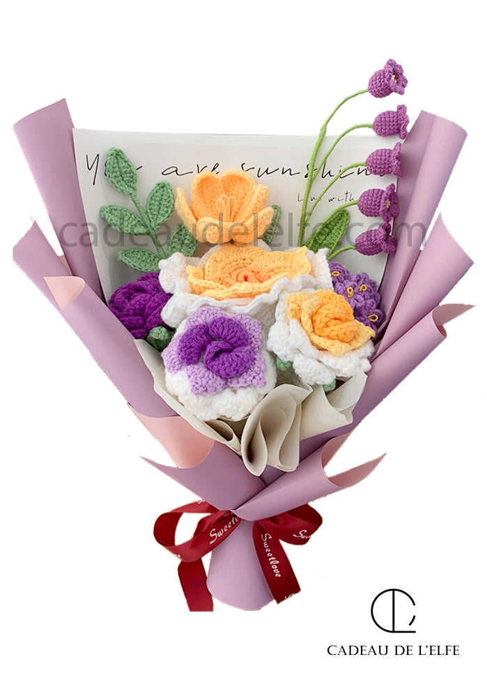 #Crochet Flower bouquet