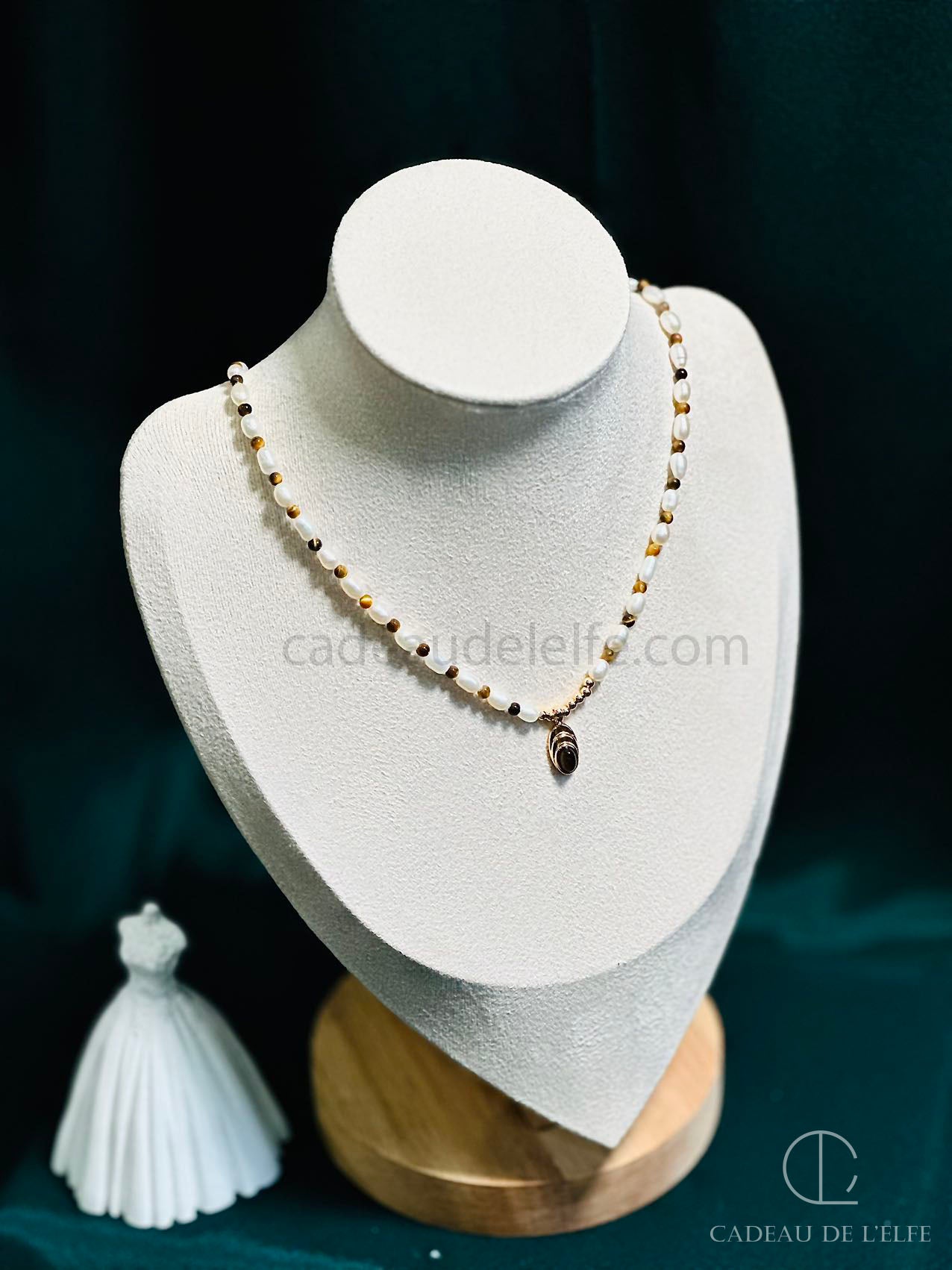 Caramel Ethnic Style Pearl Necklace